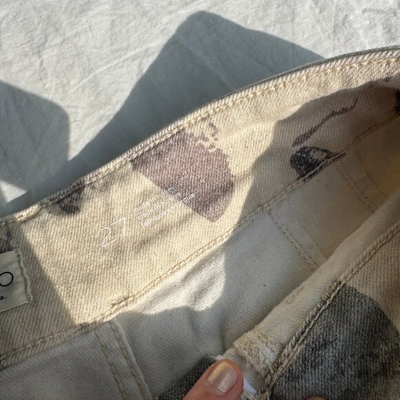 Pilcro Camouflage Women Jeans - Black and Gray - Picture 7 of 8